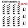 10-30 шт. Корпуса для повербанков 18650 1X 3,6 В-4,2 В Держатель для аккумуляторов 18650 Коробка для хранения Корпус 1 слот Контейнер для аккумулятора с проводом