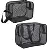 Сетчатая сумка-тоут для душа, косметичка для хранения, многофункциональная сумка для душа, большая вместимость, портативный органайзер для туалетных принадлежностей