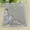 Flower Grid Frame Cutting Die Scrapbook Emboss Mold Paper Card DIY Stencil Decor