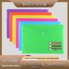 Цветной файл-папка на кнопке формата А4/А5 из полипропилена для офиса и школы
