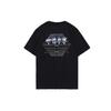 Casual Round Neck Short Sleeve Cultural Shirt T-Shirt Men Tops Black AHSQ637-4