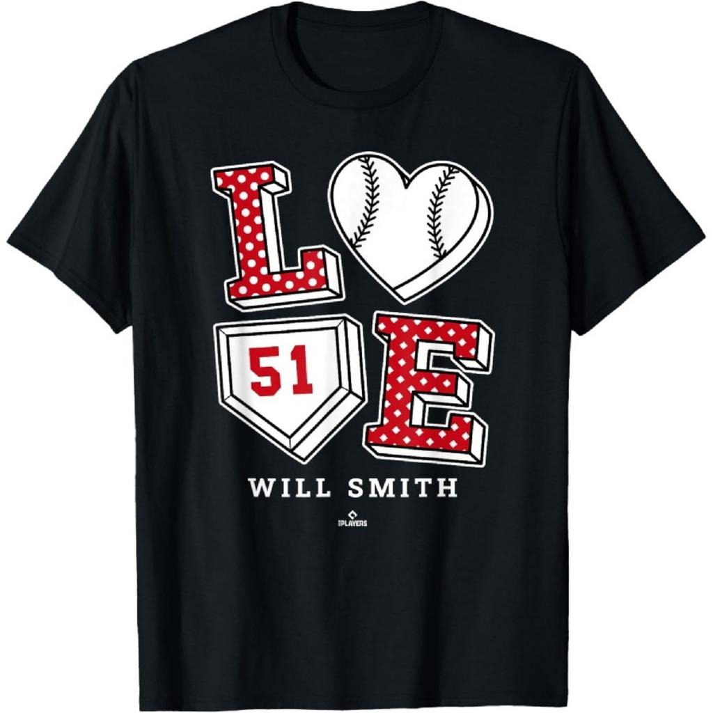 Футболка Love Will Smith Texas MLBPA