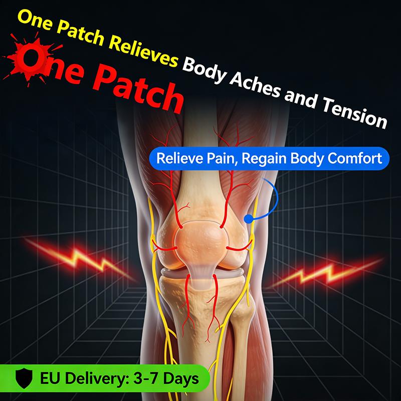 Обезболивающий пластырь «Тигр» для колена | 12 шт. | Xingyuanlang Комфортная поддержка при ежедневном дискомфорте в ногах