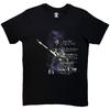 Jimi Hendrix Unisex Adult Purple Haze Lyrics T-Shirt