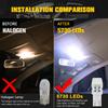 10/20Pcs T10 1W High power W5W white 194 168 192 Super Bright Auto Led Car Wedge Auto Lamp DC 12V High PowerT10 Wedge LED bulb