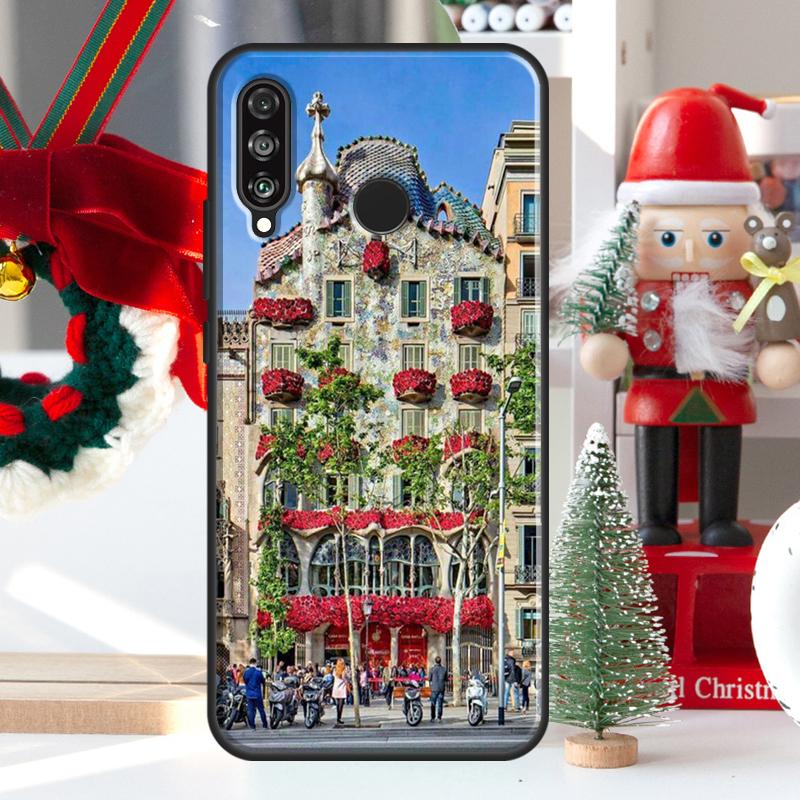 Casa Batllo Барселона Испания Для Huawei Nova 9 10 SE 11 Pro Y60 Y70 Y90 Y61 Y91 Y72 Y73 12i 11i 8i P20 P30 P40 Lite Чехол