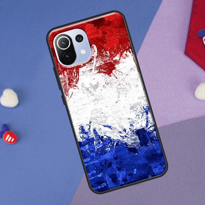 Чехол с флагом Франции для Xiaomi 14T Pro 11T 12T 13T 13 14 Ultra POCO X7 Pro X3 X5 F3 F5 F6 M6 X6 Pro