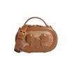 New Disney Mickey Series PU Crossbody Bag, Underarm Handbag Trumpets Women's Brown BMK-71279K