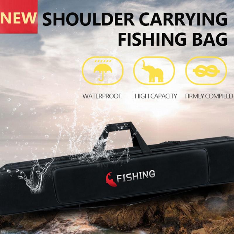 Портативная многофункциональная сумка-переноска для рыбалки, холст 110/120 см, сумки для удочек, двух-/трехслойный чехол для хранения для Pesca XA143G