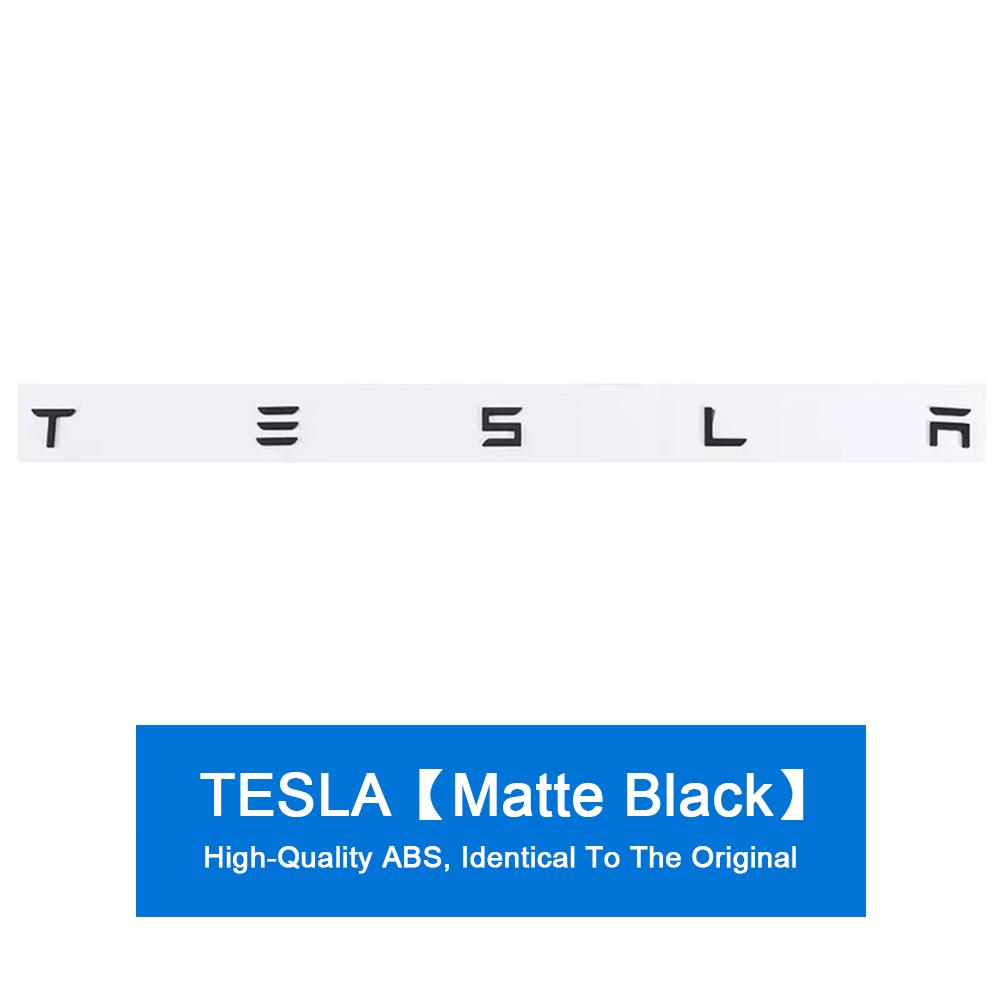 JDFN3 Metal Car Front Hood Rear Trunk Badge Sticker Decoration for Tesla Model 3 S X Y Roadster Auto Emblem Exterior Decal Accessories