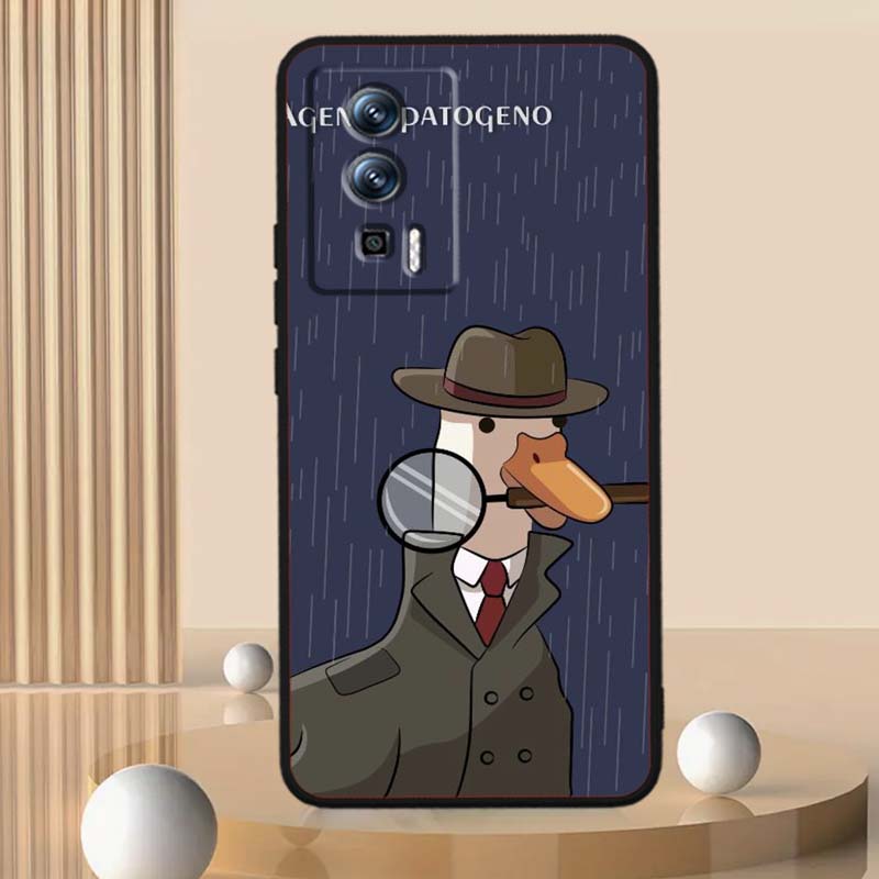 Мультяшный Аниме Утенок Чехол Для Телефона Для Xiaomi Redmi 12 13C 12C 13 10C 9T A2 9A 9C 7A Note 10S 8T 10 9 8 Pro 4G 5G Черный