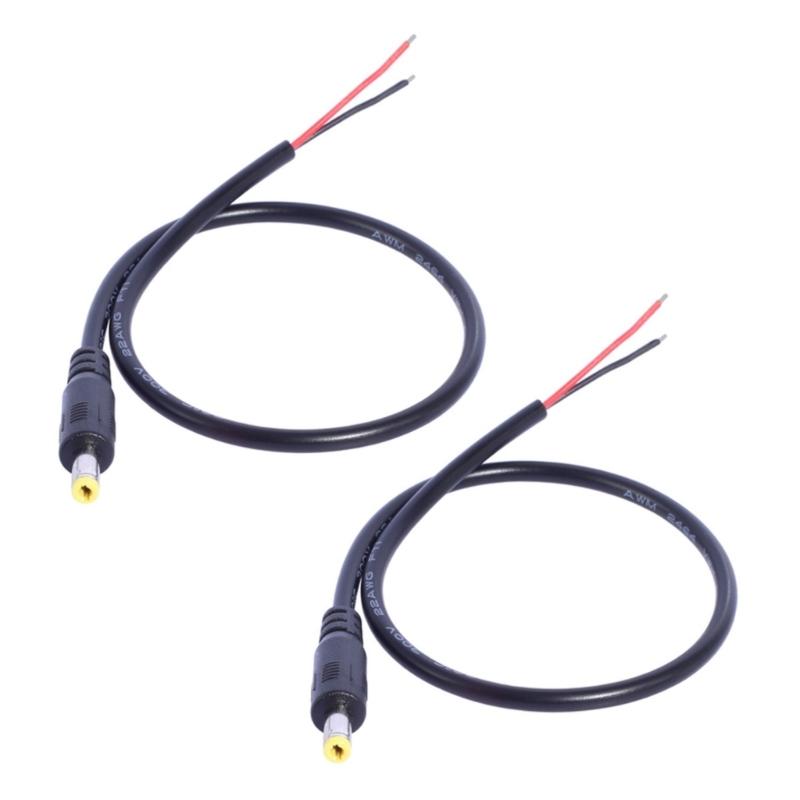 4017 Male/Female Plug to Open End Cable 4.0mmx1.7mm Plug Power Pigtails Cable for Computer Power Supply Repair