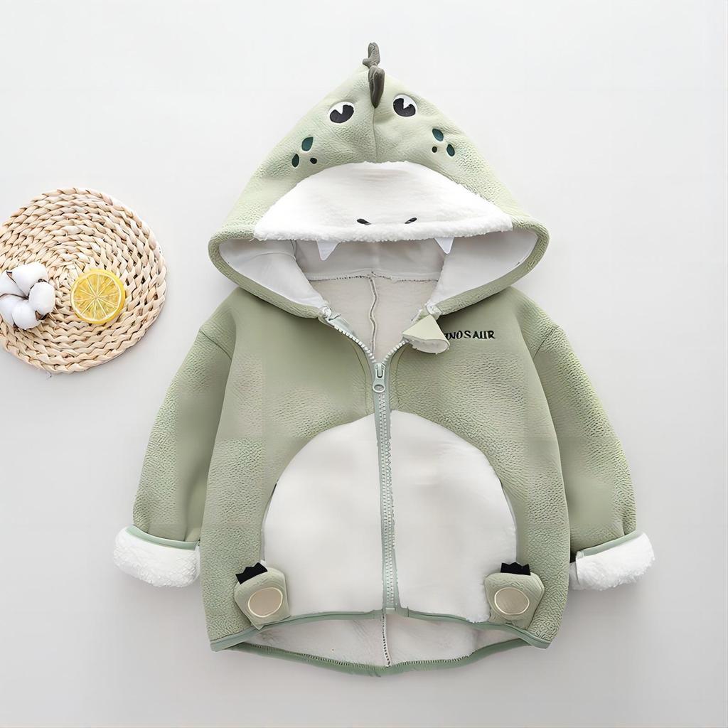 Children's Thickened Fleece Winter Jacket - Warm Sweatshirt for Boys and Girls