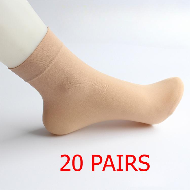 20 пар утолщенных вельветовых носков до середины икры, осенне-зимние хлопковые носки, износостойкие, с нитью против зацепок, носки со стальной нитью