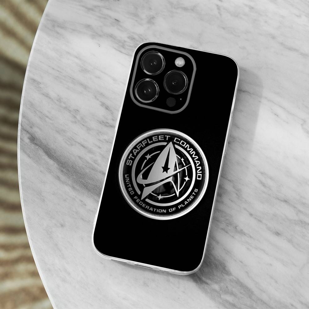 S-Star T-Trek Ships Art Phone Case For iPhone 16,15,14,13,12,11 Pro,Max,Plus,X,XS,XR,SE,Mini Transparent Soft Cover