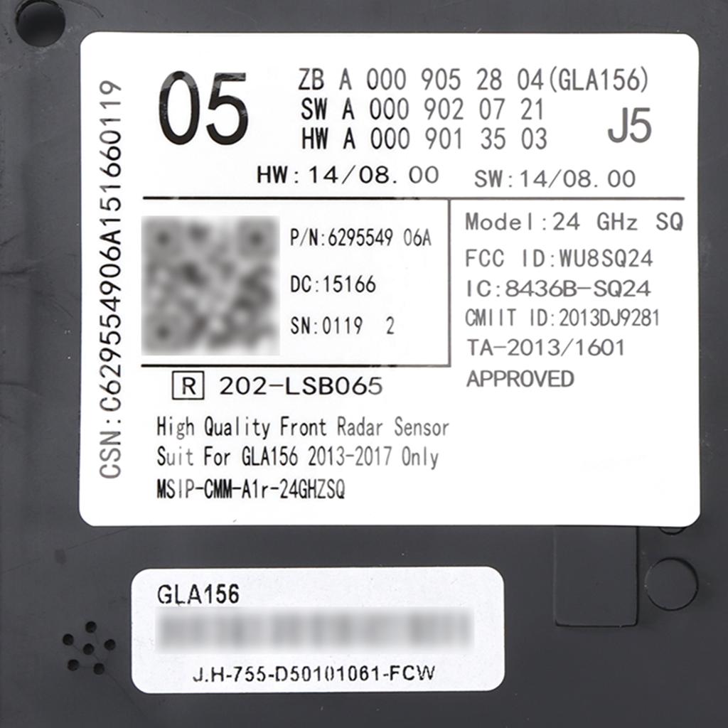 Блок управления передним радарным датчиком A0009052804 для Mercedes C-Class GLA156 13-17