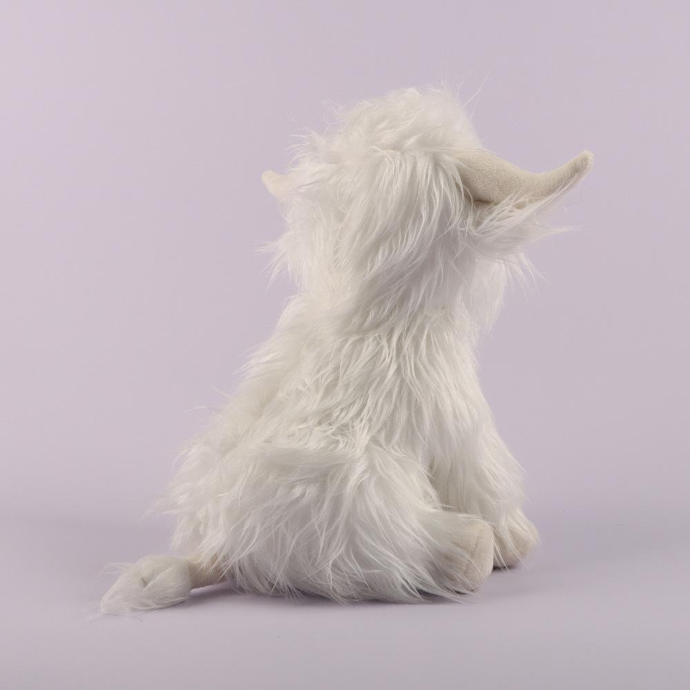 27 см Kawaii моделирование хайлендская корова животное плюшевая кукла мягкая кремовая плюшевая игрушка для крупного рогатого скота Kyloe плюшевый подарок для детей