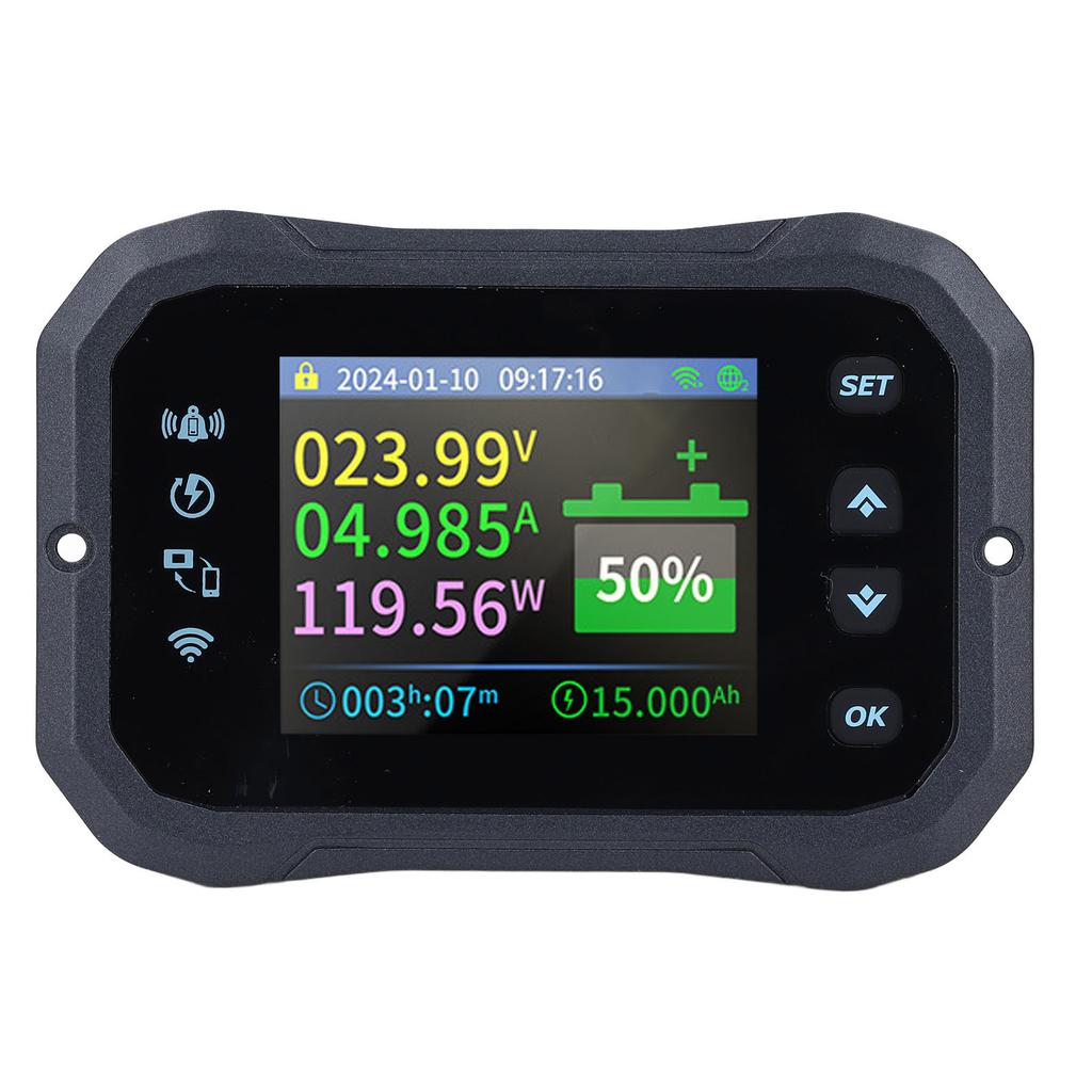 Кулонометр для автофургона, Wi-Fi, пульт дистанционного управления, емкость аккумулятора, вольтметр 10-100 В 100 А