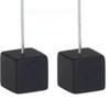 12PCS Card Holder Cube Pine Decorative Table Number Stand Memo Clip Holder for Bedside Decoration