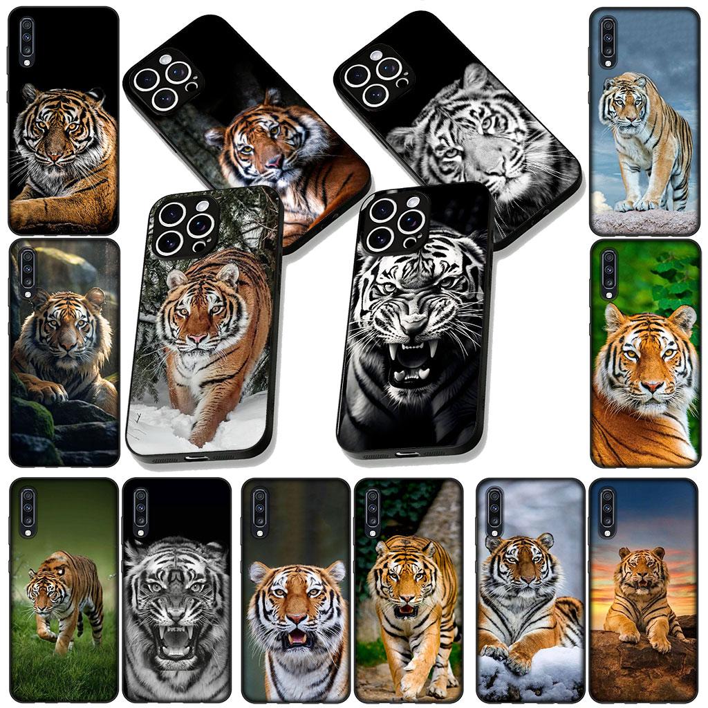 Мягкий чехол для Samsung Galaxy A05 A06 A14 A50 A51 A52 A12 A13 A17 A70 A07 A25 A26 A56 A23 M53 Чехол для телефона Тигр Лев Арт