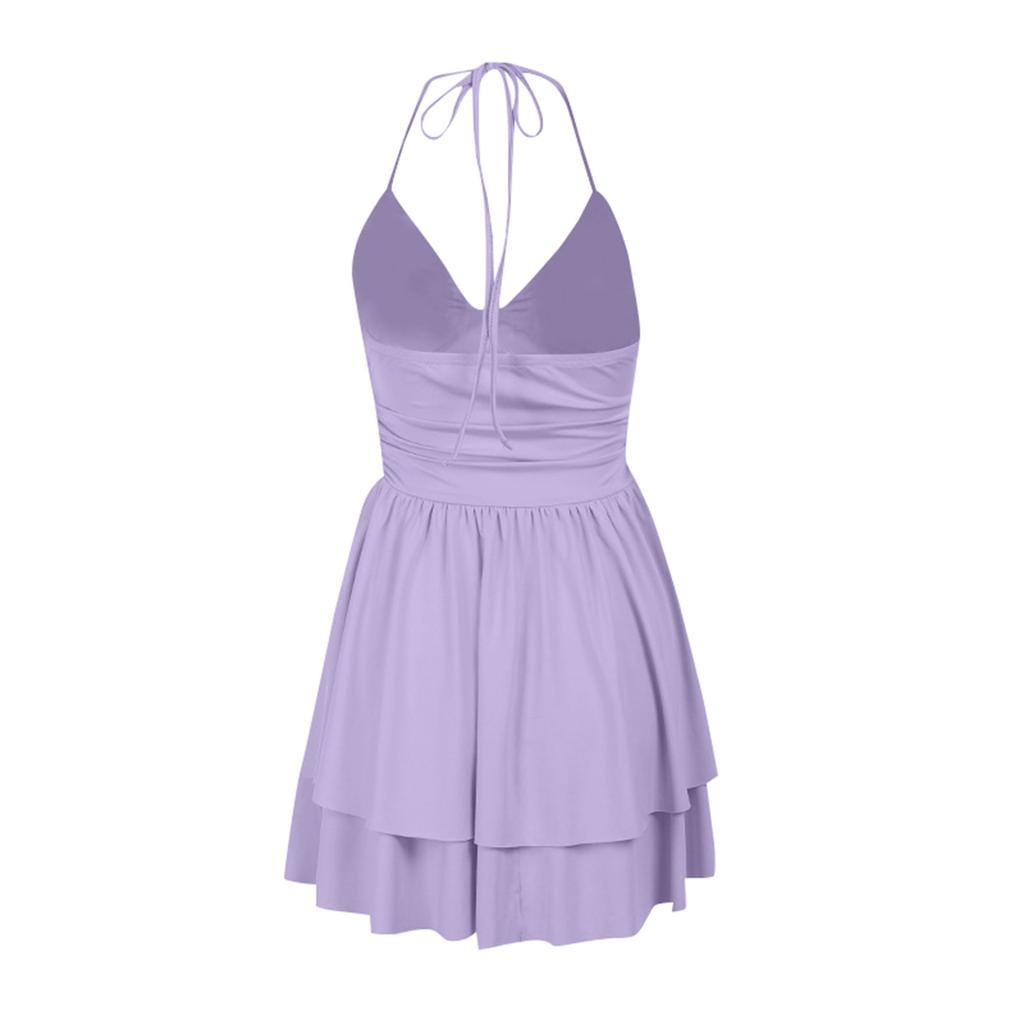 Женское модное летнее платье, сексуальное, повседневное, с подтяжками, с V-образным вырезом, облегающее платье