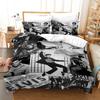 3D Music Elvis Pattern Duvet Cover Set For Teens Adults Bedroom Decor 2/3pcs Music Bedding Sets Fashion Hip Hop Comforter Cover