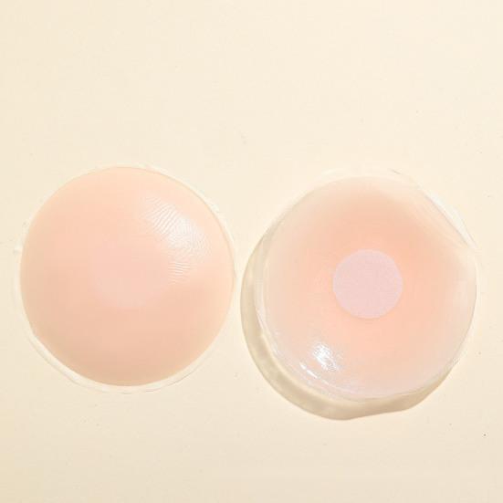 6 Pairs Silicone Nipple Covers for Women Reusable Sticky Adhesive Nipple Pasties Round Invisible No Show Breast Stickers for Strapless Dress