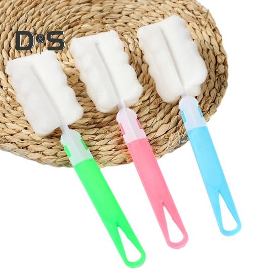 5 шт. Щетка для бутылок, губка для чистки чашек, съемная длинная ручка, портативная щетка для чистки чашек, стаканов, бутылок с водой