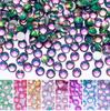 Crystal Series Rhinestone Nail Art Jewelry Diamond Glass Diamond Flat Bottom Diamond Diy Rhinestone Protein Phantom Round Sticker Diamond