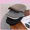 Fashion Beret Stripes Hat With Windproof Breathable Design For Winter Gifts