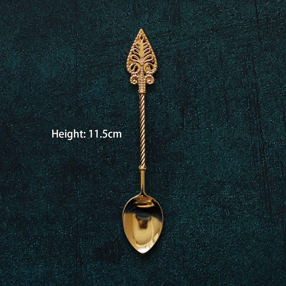 Посуда в королевском стиле Цинк Цинковый сплав Кухонные принадлежности Ложка для сахара Чайная ложка Кофейная ложка Десертная ложка