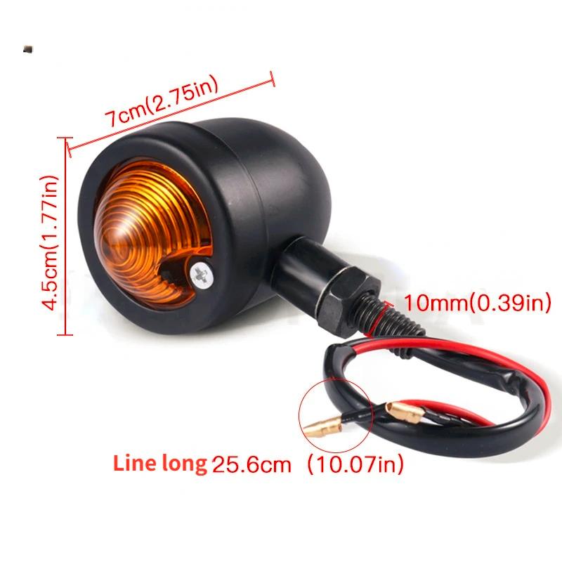 Motorcycle Accessories Universal 12V Single Wire Turn Signals Lights