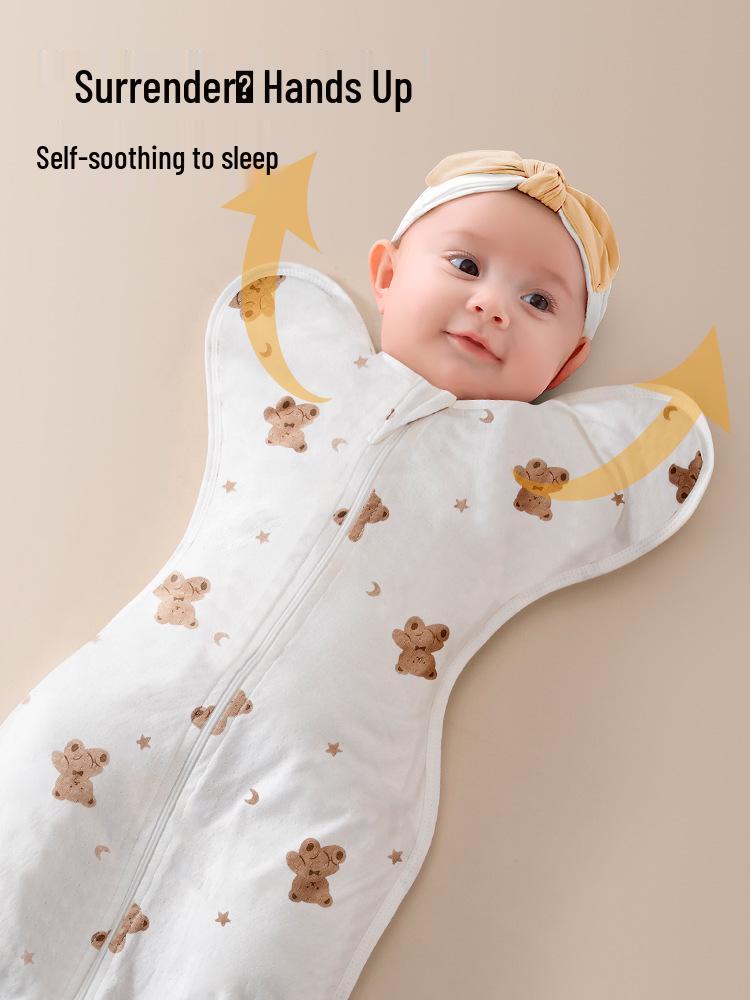Bamboo Fiber Anti-Startle Swaddle Newborn Sleeping Bag - Summer/Spring Wrap