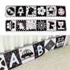 New Arrival Black & White Baby Crib Cloth Book - Durable and Chew-Proof.