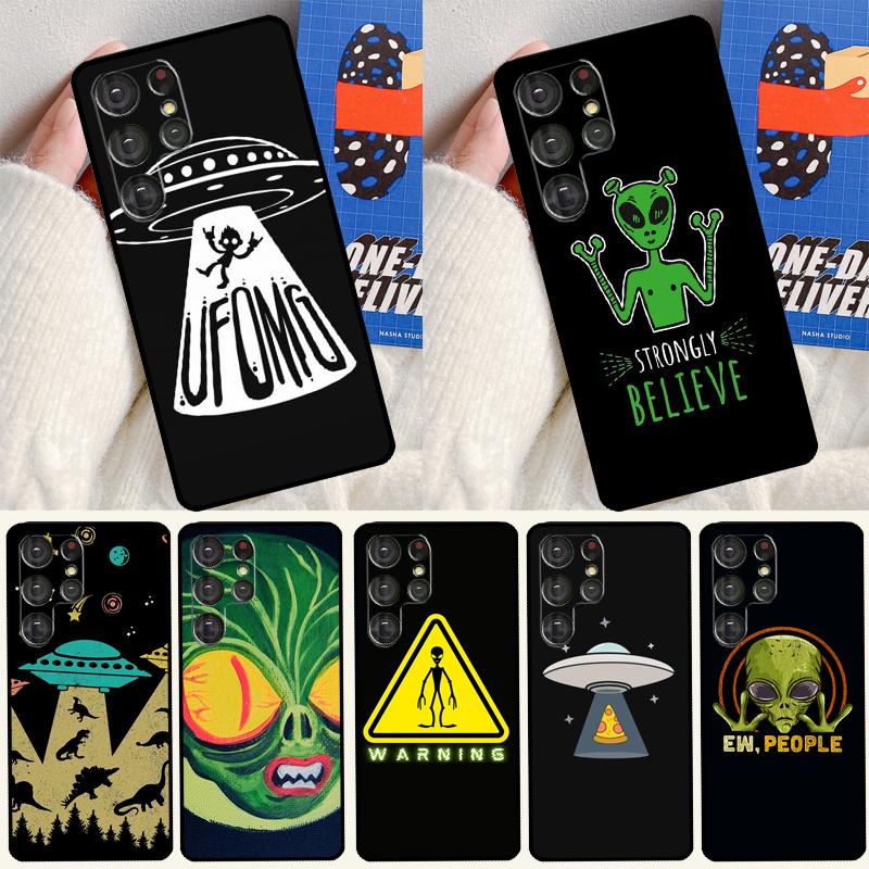 Чехол для телефона Инопланетный Марсианский НЛО для Samsung Galaxy S25 S24 Ultra S9 S10 S20 S21 S22 Plus S23 FE S24 FE