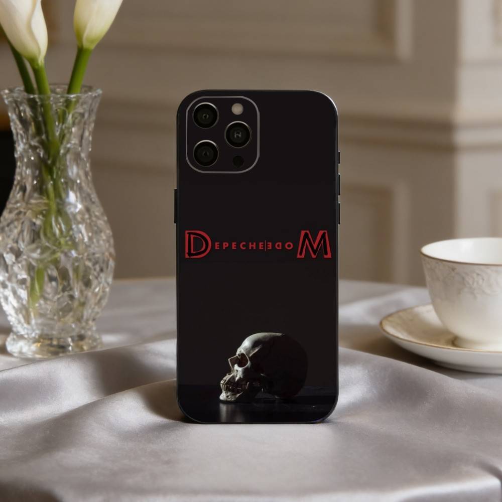 D-Depech-H COOL B-Band-D M-Mode Phone Case For iPhone 17,16,15,14,13,12,11 Plus,Pro Max,XS,Soft Silicone Black Cover
