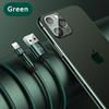 USAMS Braided Swivel Cable U60 2ALightning green/green 1m SJ476USB02 (US-SJ476)