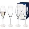 Набор бокалов для шампанского Villeroy & Boch Manufacture Rock blanc, 4 предмета (1137998131)
