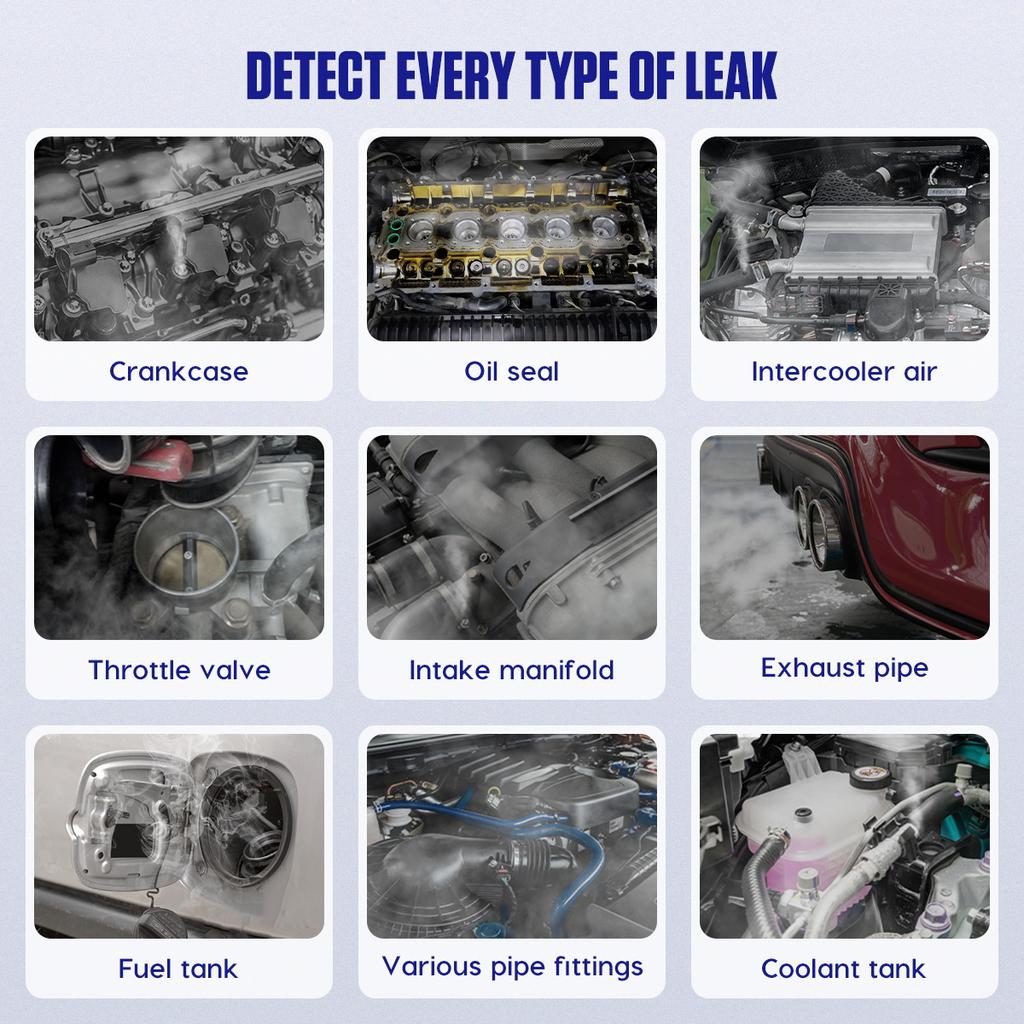 MRCARTOOL T105 Детектор дыма для автомобиля Тестер вакуума топливной системы автомобиля Детектор утечек дыма для автомобиля