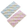 Small Gauze Bath Check Support Towel of 2 Towel, Absorbent, Quick-Drying, 100% Cotton, Compact, 50cm/100cm, Thin, Cute, Non-Shedding, Lightweight,