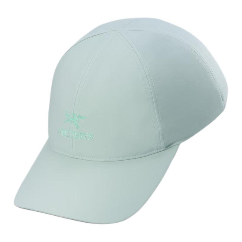 Arcteryx Arc'teryx solid color logo design polyester peaked cap men's and women's couple style S/M Stone Green original stone green