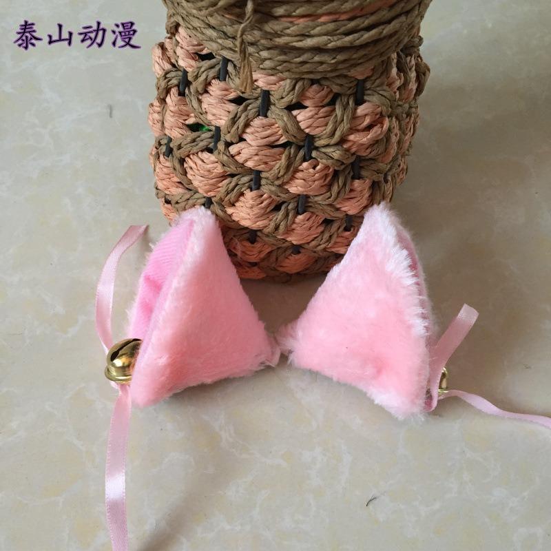 Милая пара заколок ручной работы в виде кошек, головной убор в стиле лолиты, зверь, челка, заколка для ушей, кошка