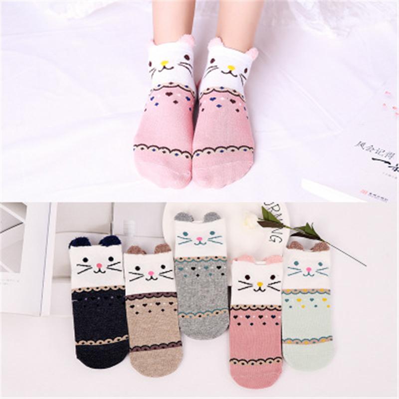 Women Cotton Socks Set Cute Cake Socks Kawaii Lovely Short Sock Casual Comfortable For Girl Korean Style High Quality Calcetines
