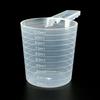 Clear Scale Pet Food Measuring Spoon Plastic  for Cat Dog Accurate Feeding Portion Control for Home Use