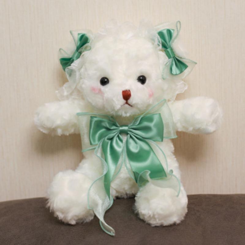 Cute White Bear Doll Korean Version of Rag Doll Teddy Bear Plush Doll Girlfriend Bestie Gift