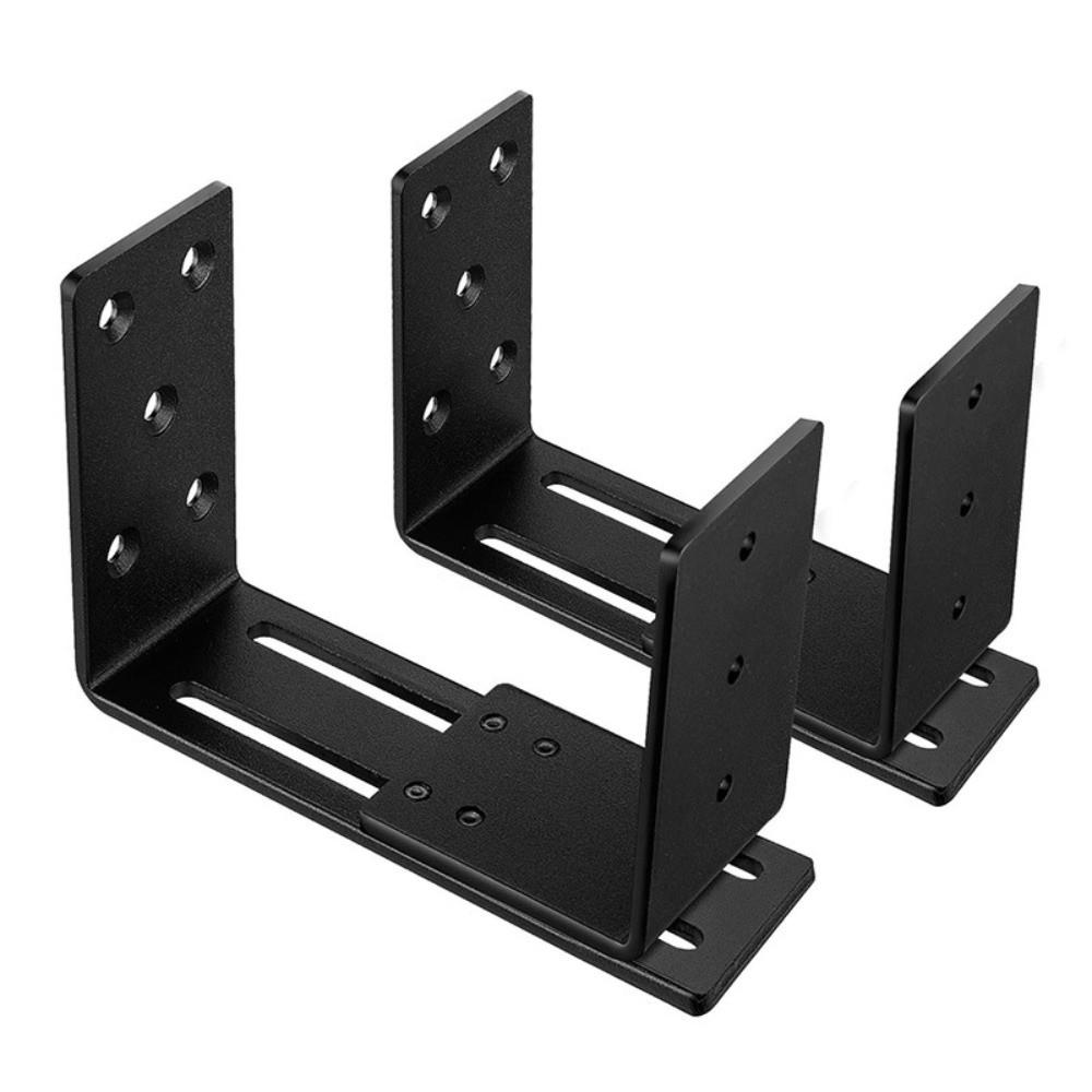 Carbon Steel Drop Open Bar Holder U Shape Heavy Duty Door Security Bracket Corrosion Resistant Rust Resistant Door Support Barn