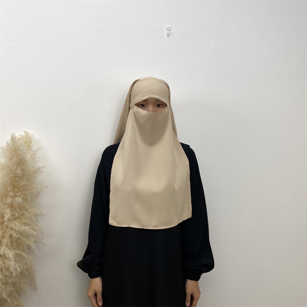 Женская мода Высококачественные хиджабы Девочка Мусульманские этнические платки шали Регулируемый нейлоновый головной платок Турецкий повседневный