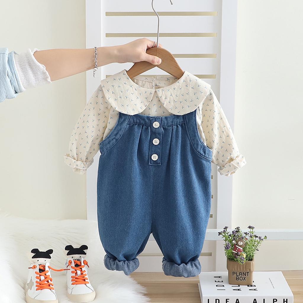 Детский повседневный комплект с длинным рукавом, удобные наряды для повседневной носки