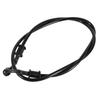 Brake Hose Clutch Hose Mesh Hose -Qiilu Clutch Hose Brake Hose Mesh Hose Hydraulic 50mm- 90mm (600mm-Black)
