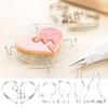 Heart Shape Cookies Cutters Mold Non-Stick Biscuit Cake Decorating Tool for Valentine's Day
